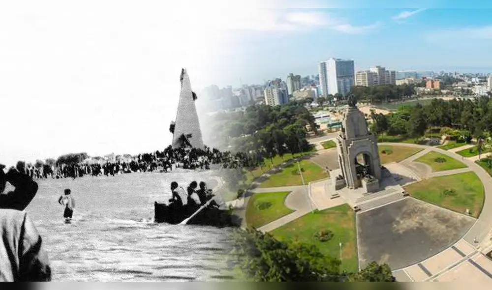 En 1941 existía una laguna en el Centro de Lima, en lo que hoy se conoce como el emblemático Campo de Marte, ubicado en el distrito de Jesús María. Foto: composición LR/Facebook Lima, la única/Andina