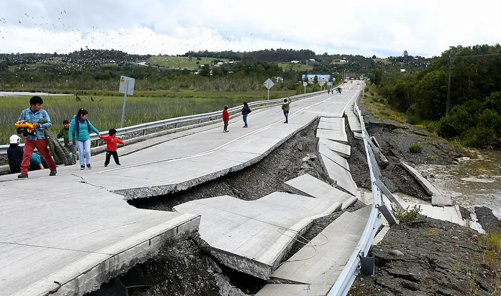 En diciembre de 2016, un terremoto en Chile dejo graves daños. Foto: AFP