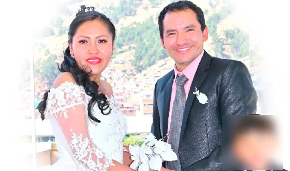 Triste historia. Mayuni y Roosevelt se casaron el 13 de agosto. En su boda dieron discursos que parecieron la premonición de una despedida. Foto: difusión