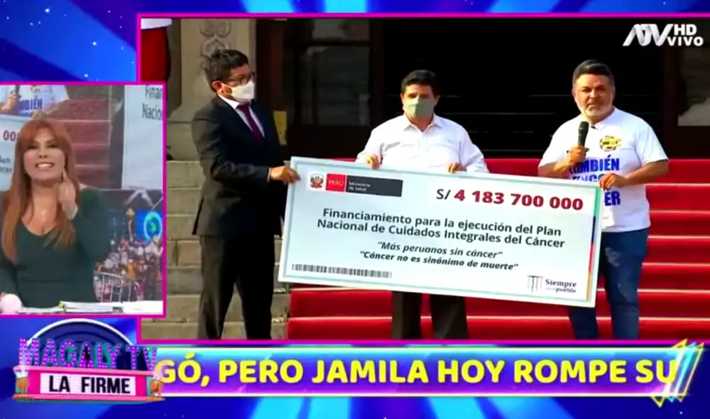 Magaly Medina considera que hay "figuras públicas que se dejan seducir por el poder". Foto: captura de ATV