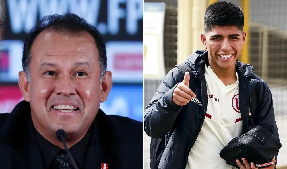 Reynoso señaló que disfruta ver jugar a Piero Quispe y el papel que tiene en Universitario. Foto: composición LR/FPF/Universitario