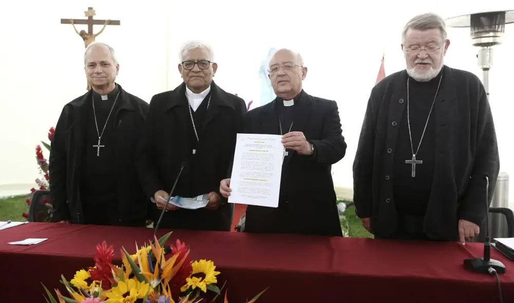 La Conferencia Episcopal Peruana exhortó a un consenso político por el bien del país. Foto: Marco Cotrina/La República" La Conferencia Episcopal Peruana exhortó a un consenso político por el bien del país. Foto: Marco Cotrina/La República"