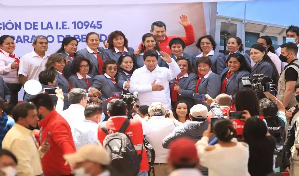 El presidente del Perú, Pedro Castillo, calificó como "adversa" la situación política que atraviesa su Gobierno. Foto: Clinton Medina/La República
