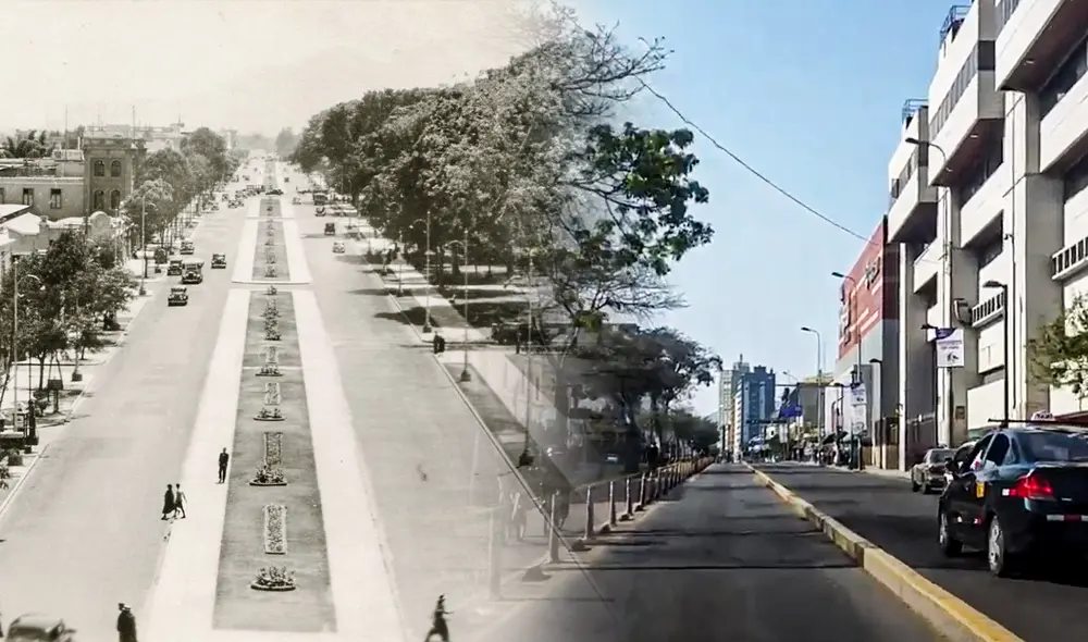 ¿Cómo se llama la avenida den centro de Lima? Foto: composición de Jazmín Ceras/La República /captura YouTube/Lima la antigua