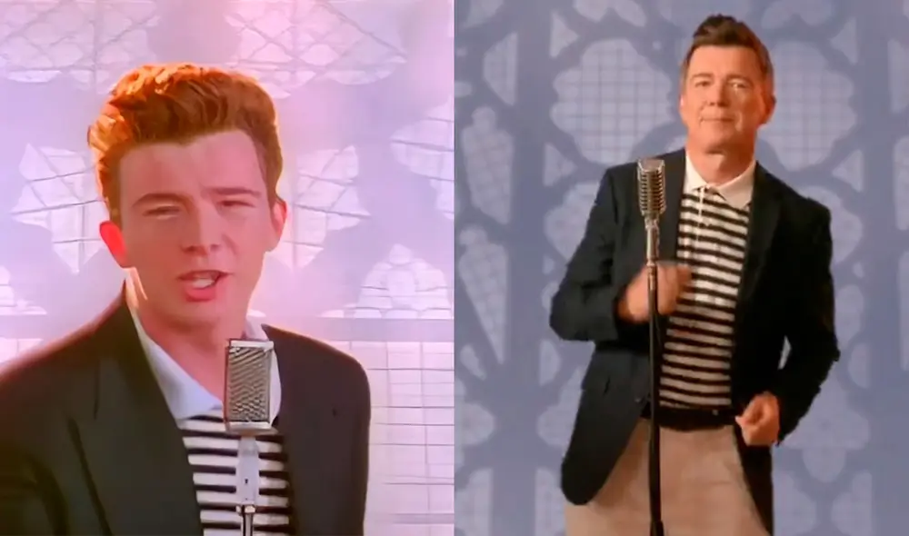 Miles de usuarios quedaron impresionados al ver la reciente aparición de Rick Astley en internet. Foto: composición LR/Google Miles de usuarios quedaron impresionados al ver la reciente aparición de Rick Astley en internet. Foto: composición LR/Google