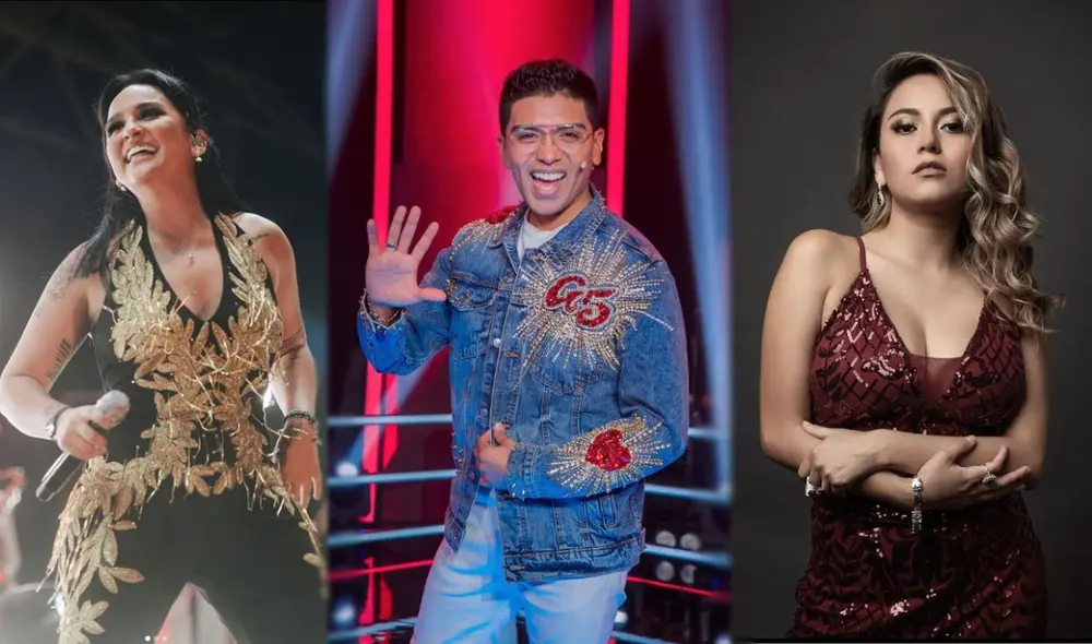 Daniela Darcourt, Grupo 5 y Amy Gutiérrez son de los artistas más solicitados para cantar en eventos privados. Foto: composición LR/Instagram/@DanielaDarcourt/@Grupo5Christian/@AmyGutiérrez