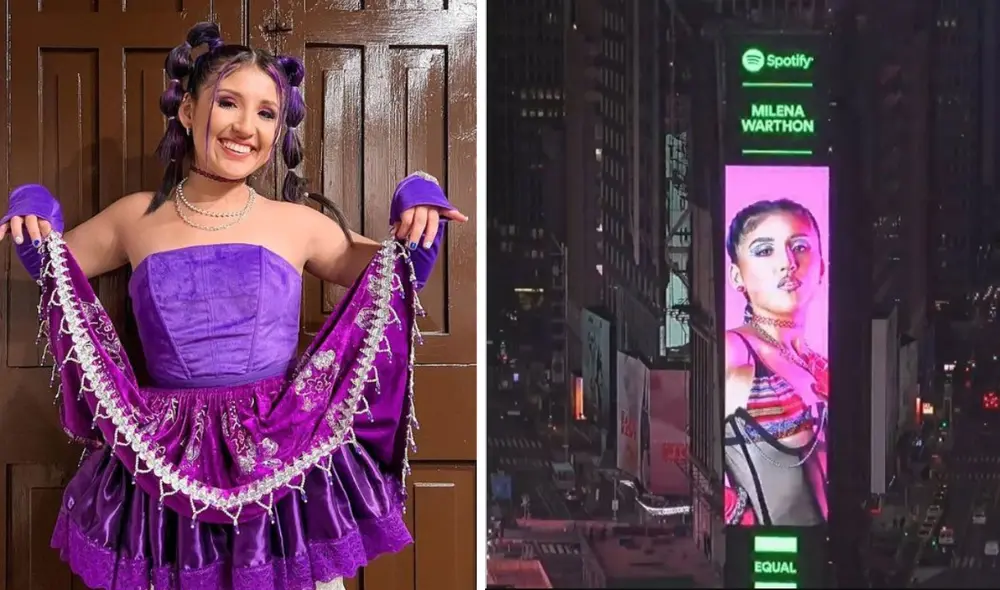 Milena Warthon lidera la playlista "Equal Andes" de Spotify. Foto: composición LR/Instagram/@MilenaWarthon