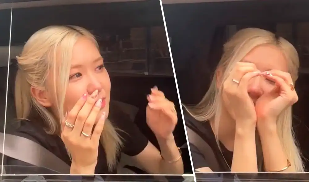 Rosé de BLACKPINK tuvo un momento emotivo al ver a BLINK. Foto: captura/@jennieedyou