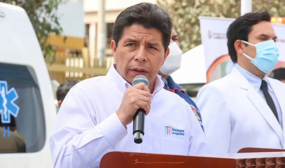 El presidente Pedro Castillo no respondió por los cuestionamientos de su entorno presidencial. Foto: Presidencia