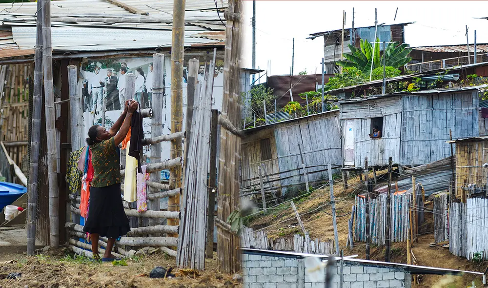 En Ciudad de Dios, las bandas criminales cobran cupos por seguridad. Foto: Composición/LR/AFP En Ciudad de Dios, las bandas criminales cobran cupos por seguridad. Foto: Composición/LR/AFP