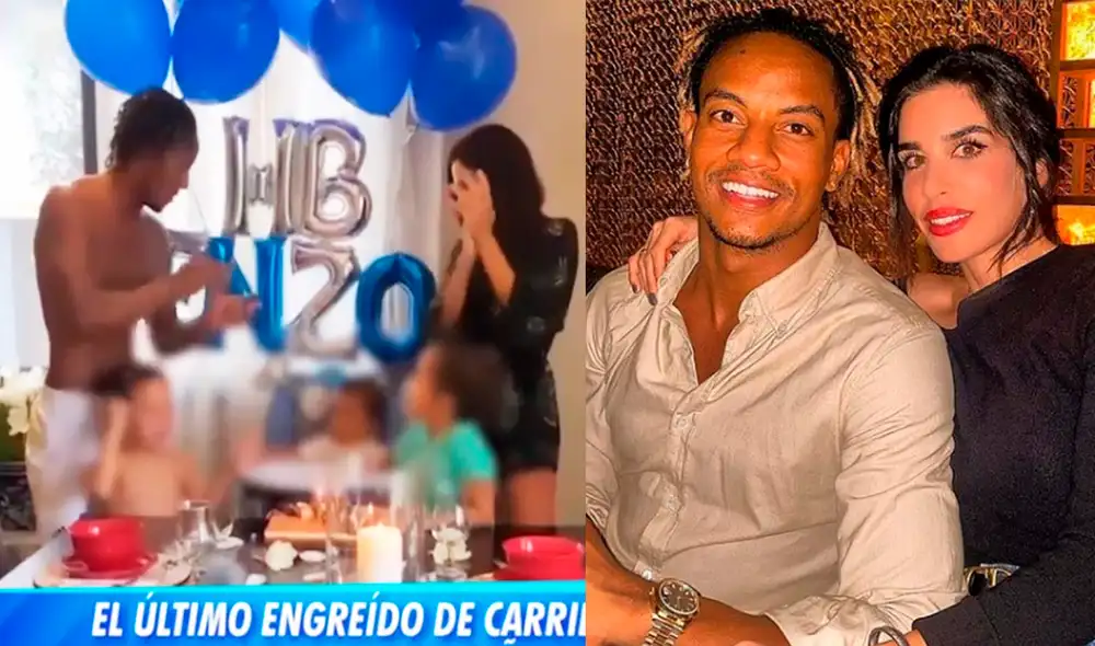 André Carrillo y su esposa Suhaila Jad celebraron el cumpleaños de su hijo. Foto: captura América TV / Instagram / Suhaila Jad