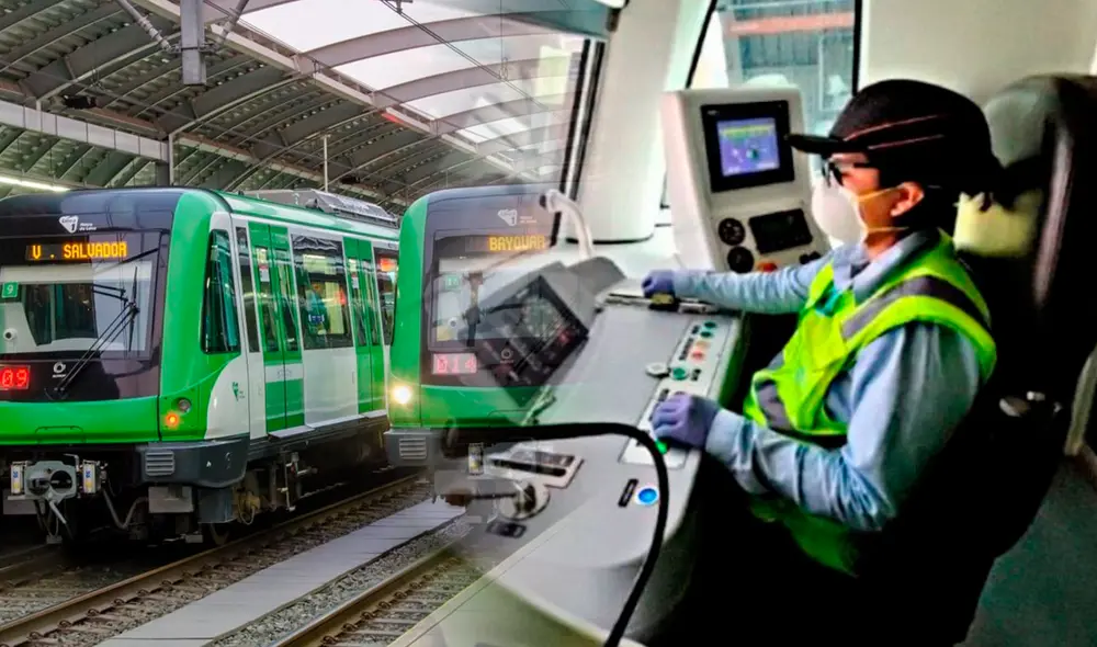 Metro de Lima: conductores y conductoras del tren deben tener mínimo 21 años. Foto: composición Fabrizio Oviedo/LR/Línea 1/Andina