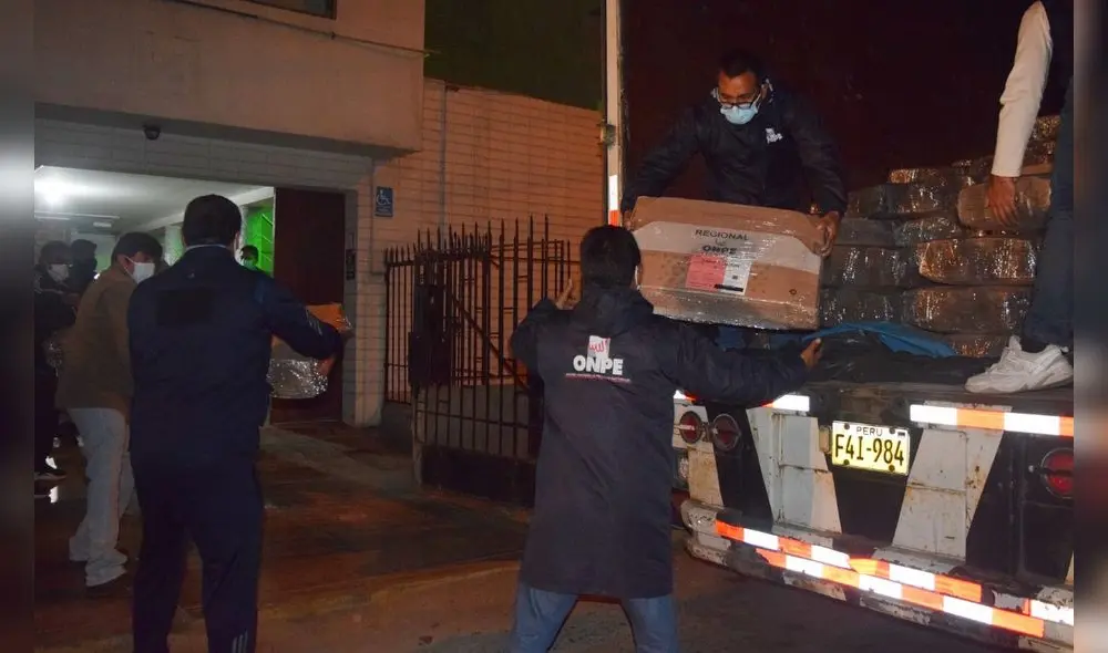 Material de capacitación fue enviado desde Lima el martes 16. Foto: ODPE Material de capacitación fue enviado desde Lima el martes 16. Foto: ODPE