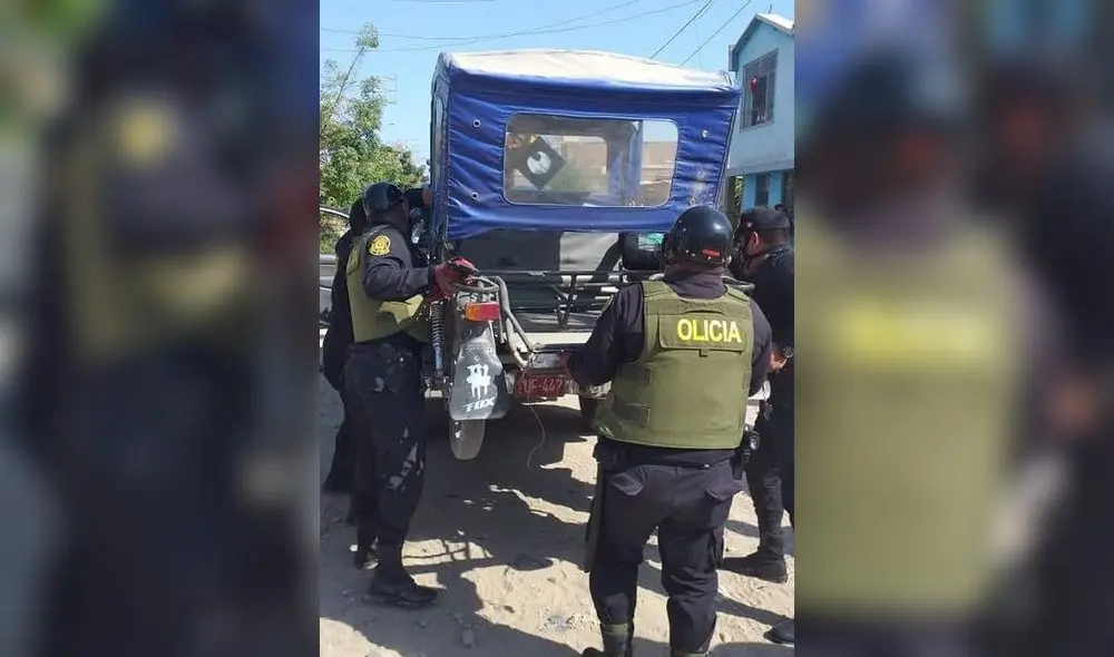 La moto fue llevada a la comisaría del sector. Foto: PNP La moto fue llevada a la comisaría del sector. Foto: PNP
