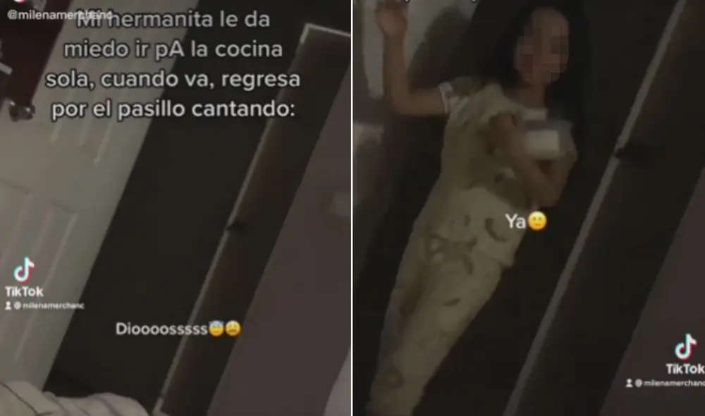 Miles de usuarios no han parado de reír con estas imágenes. Foto: composición LR/captura de TikTok/@milenamerchanc