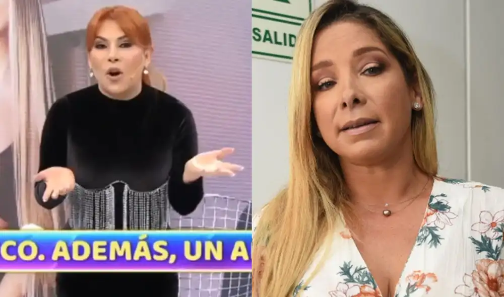 Magaly Medina habló sobre la actualidad de Sofía Franco, quien afirmó ser consejera de Álvaro Paz de la Barra. Foto: composición/ATV/Grupo La República