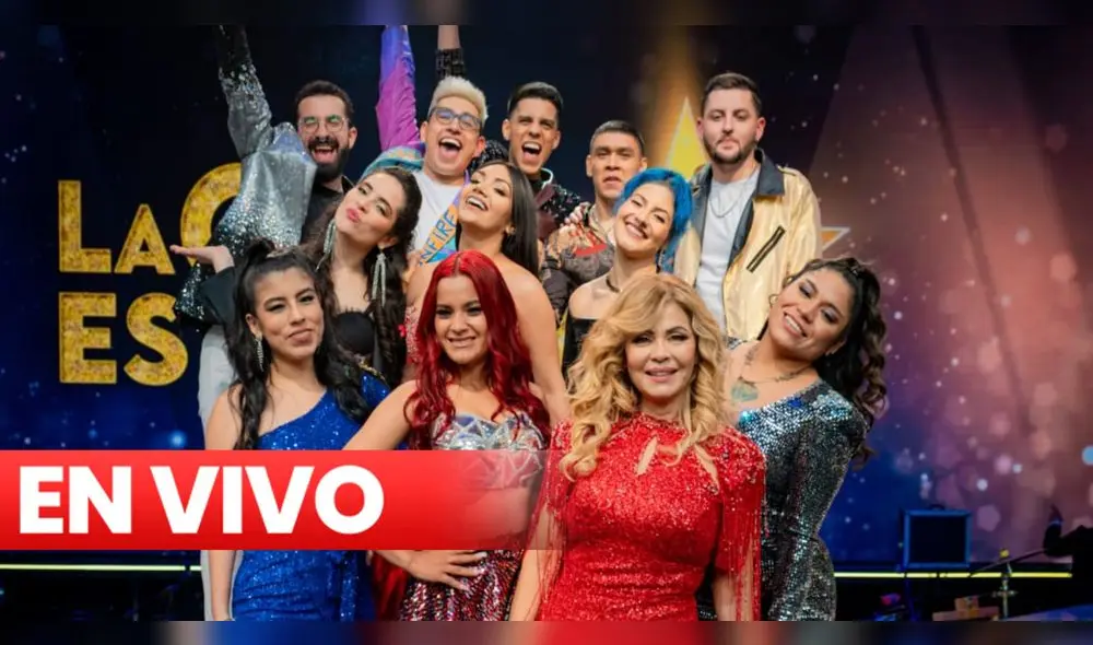 "La gran estrella" de Gisela Valcárcel EN VIVO. Foto: composición LR/ GV producciones