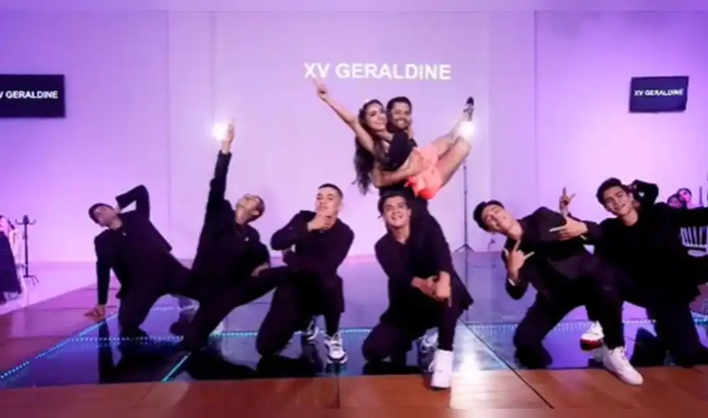 El señor también participó en el baile grupal de los amigos de su hija. Foto: composición LR/ @oswald_alfaro /TikTok