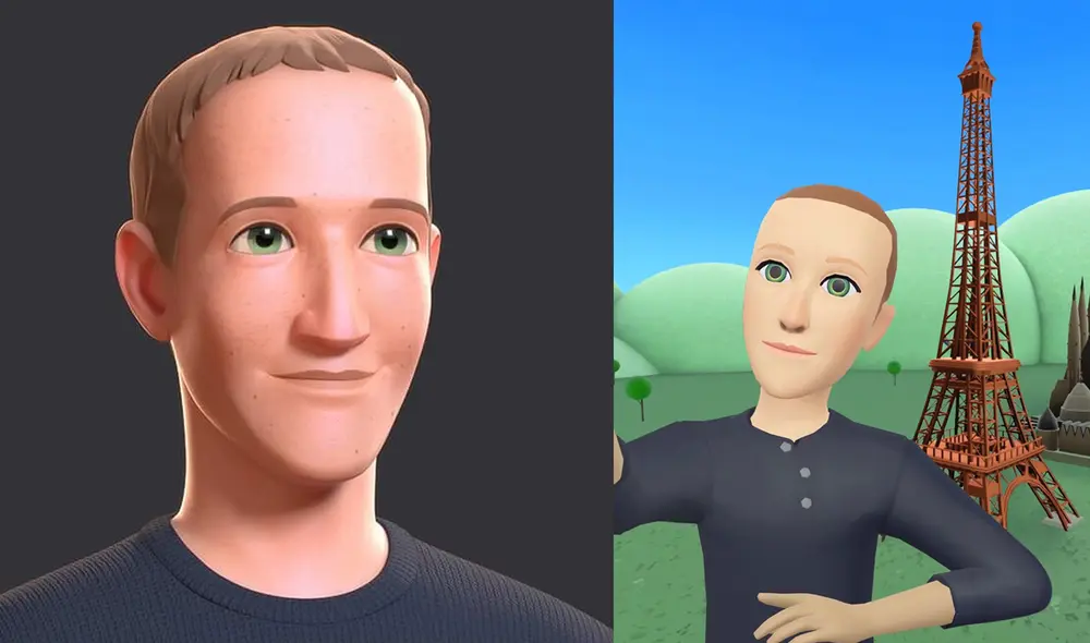 La foto de la derecha fue tomada muy rápido, según el fundador de Facebook. Foto: Mark Zuckerberg