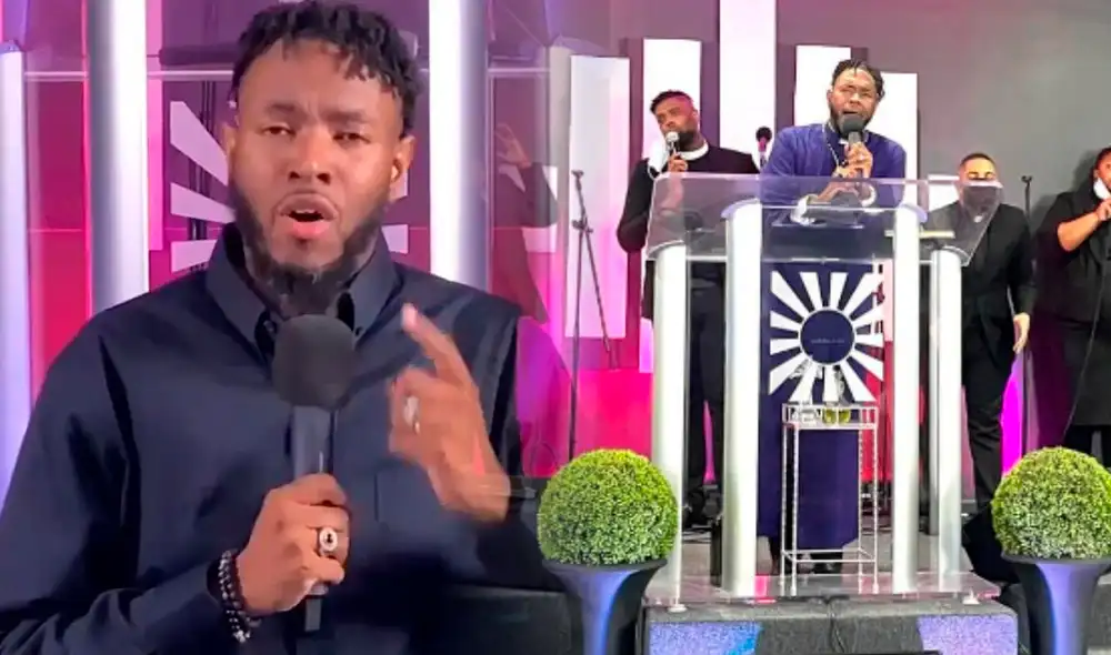 Un pastor en Estados Unidos insultó a devotos por no recibir regalos. Foto: composición LR/ Church at the Well Un pastor en Estados Unidos insultó a devotos por no recibir regalos. Foto: composición LR/ Church at the Well