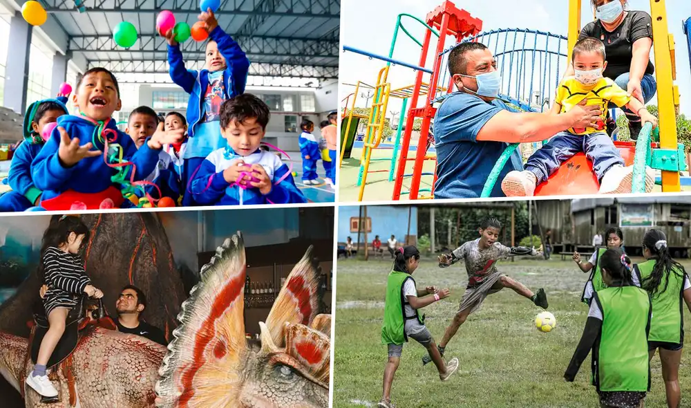 Día del Niño 2022 será celebrado el 21 de agosto. Foto: composición LR Fabrizio Oviedo/Andina/El Peruano Día del Niño 2022 será celebrado el 21 de agosto. Foto: composición LR Fabrizio Oviedo/Andina/El Peruano