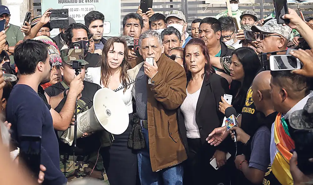 Sin remordimiento. Antauro Humala declaró ayer sentirse muy orgulloso de la asonada de Andahuaylas, donde asesinaron a cuatro miembros de la PNP. Foto: Antonio Melgarejo/La República