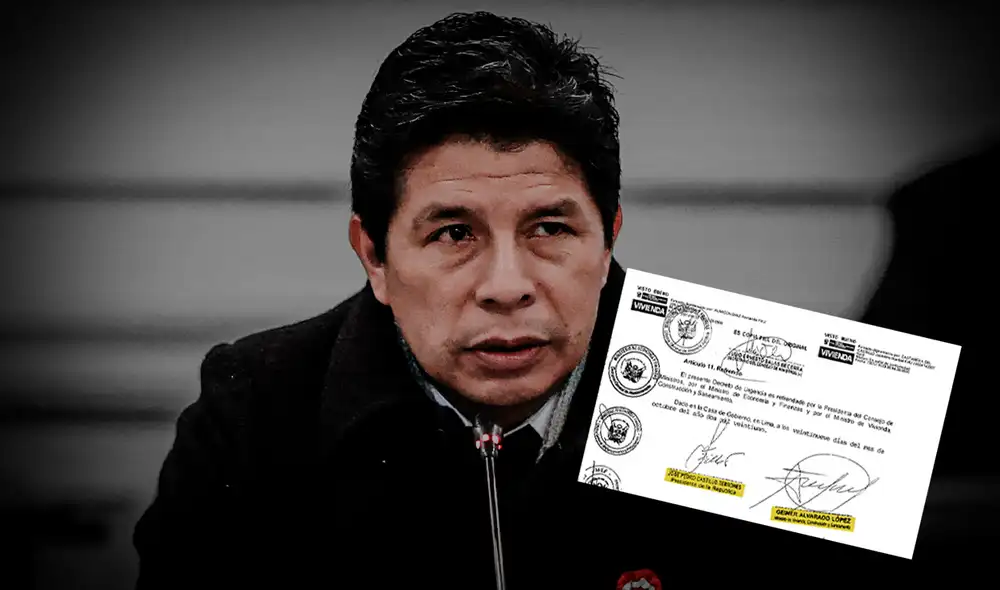 El presidente Pedro Castillo viene siendo cuestionado por las acusaciones a su entorno presidencial. Foto: composición LR/Presidencia