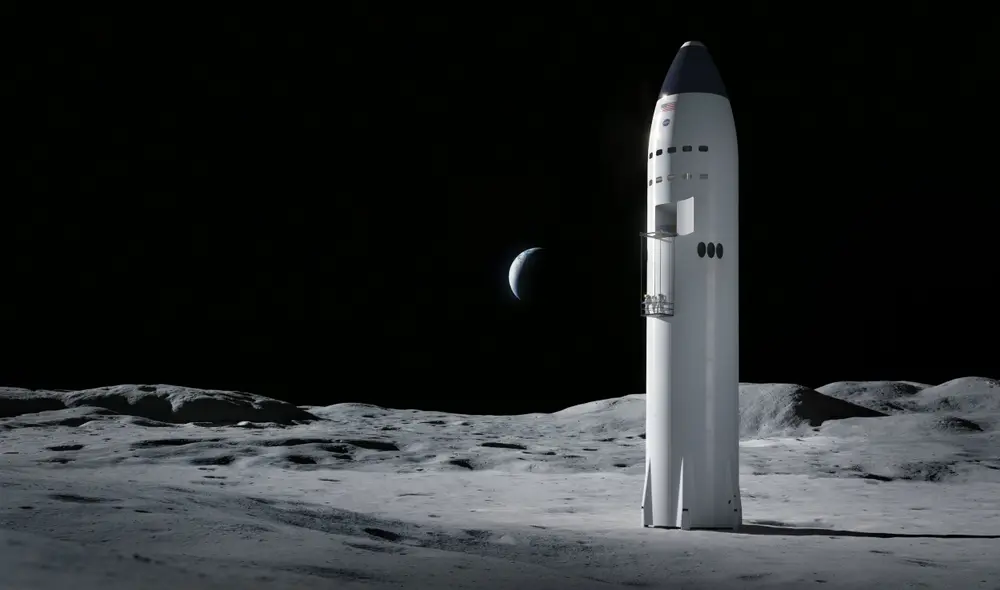 El programa Artemis de la NASA tiene como objetivo que el ser humano vuelva a pisar la Luna después de 5 décadas. Foto: Space X