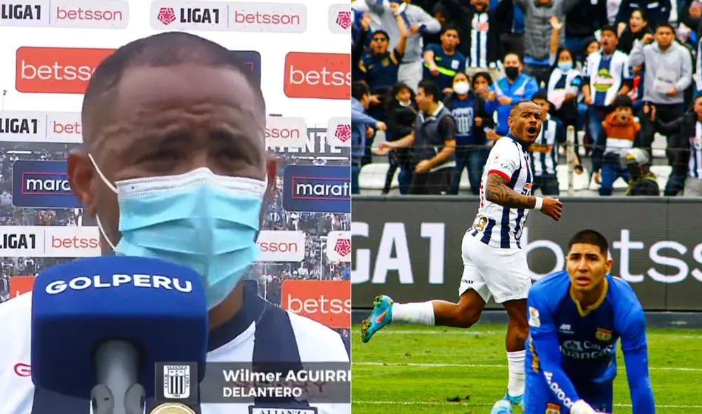 Aguirre marcó su primer gol del año con la camiseta de Alianza. Foto: composición LR/ Gol Perú