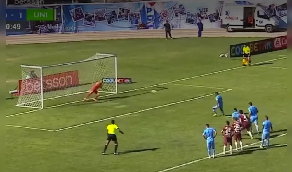 José Carvallo es uno de los capitanes de Universitario. Foto: captura Wllax