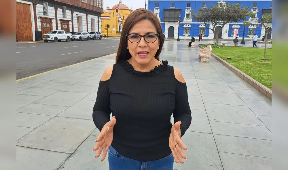 La dirigente mencionó que desde hace 2 semanas han venido realizando plantones. Foto: Hugo Rodriguez/La República La dirigente mencionó que desde hace 2 semanas han venido realizando plantones. Foto: Hugo Rodriguez/La República