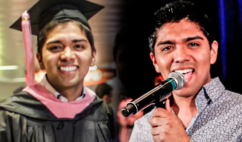 Christian Yaipén cantó en su ceremonia de graduación. Foto: composición LR/Andina/Grupo5