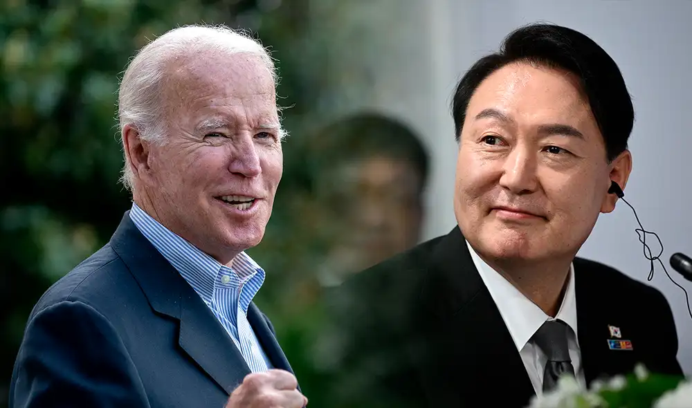 Corea del Sur y EE. UU. iniciaron hoy el ejercicio Ulchi Freedom Shield (UFS). Foto: composición LR/AFP