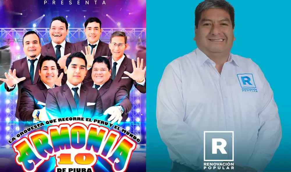 La orquesta norteña aclaró la polémica relación en redes. Foto: composición LR/ Armonía 10/ Elmo Llallico/ Facebook