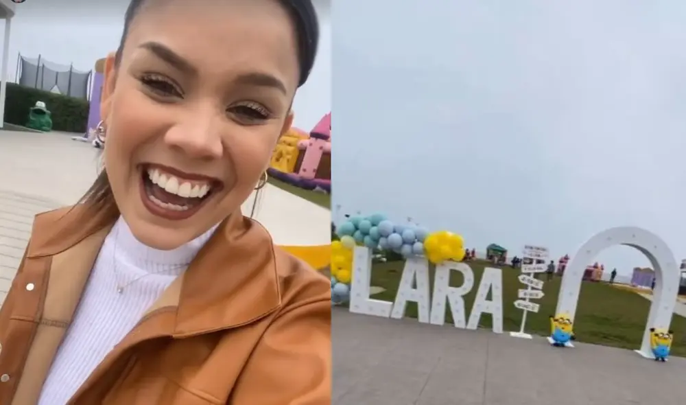 Andrea San Martín celebró el cumpleaños de su hija Lara junto a su novio Sebastián Lizarzaburu y su expareja Juan Víctor Sánchez. Foto: Composición LR / Instagram mama.porpartidadoble