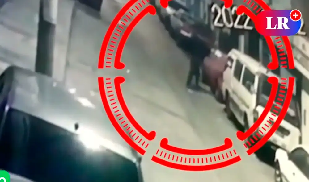 Cámaras captaron el momento del asesinato en SMP. Foto: La República Cámaras captaron el momento del asesinato en SMP. Foto: La República
