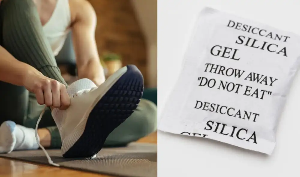 Las bolsas de gel que vienen dentro de las zapatillas tienen una función importante. Foto: composición/Freepik