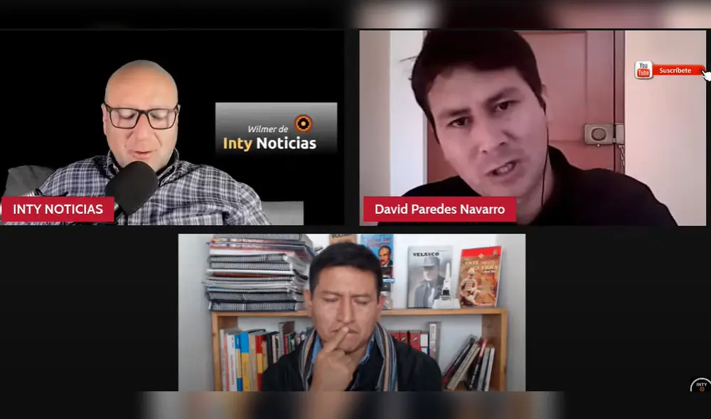 El Equipo Especial señala a David Paredes, hermano de la primera dama, como uno de los coordinadores de la presunta organización criminal. Foto: captura Inty Noticias