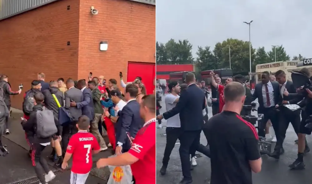 Casemiro en Manchester. Foto: captura Laurie Whitwell Casemiro en Manchester. Foto: captura Laurie Whitwell