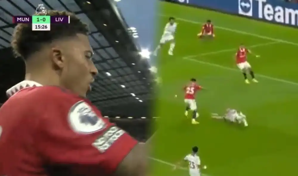 El atacante de los diablos rojos abrió el marcador. Foto: composición LR/ESPN El atacante de los diablos rojos abrió el marcador. Foto: composición LR/ESPN