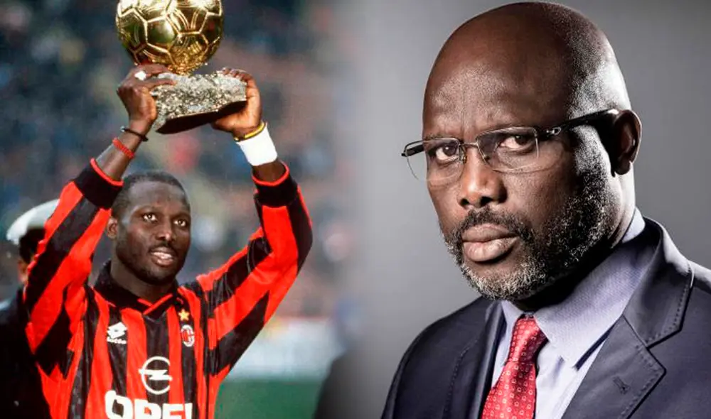 George Weah ganó las elecciones presidenciales de Liberia en 2017. Foto: composición LR/AFP