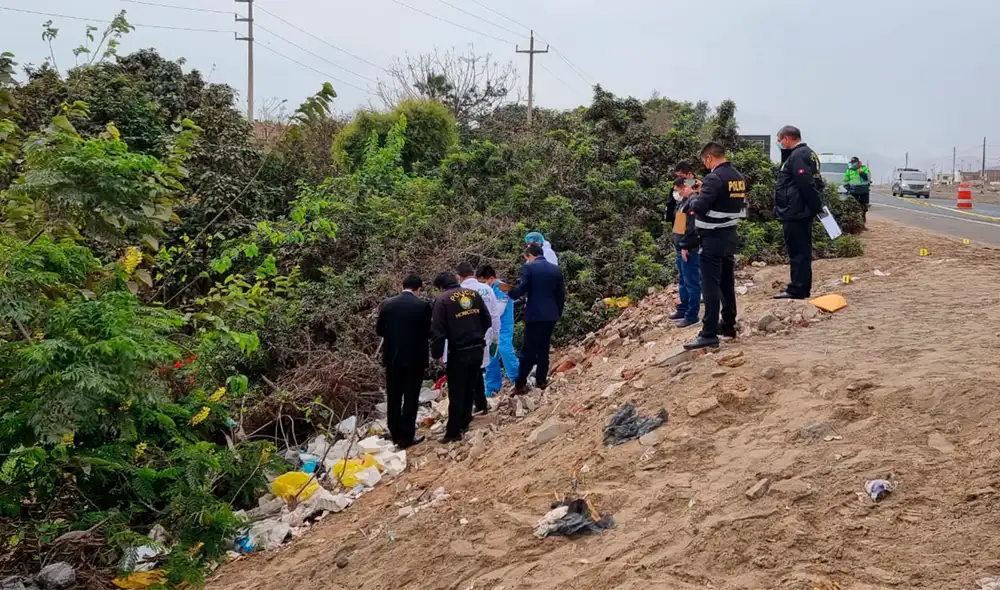 Ancón: Policía y Ministerio Público investigan para conocer la identidad de la víctima. Foto: Vanessa Trebejo / URPI-LR
