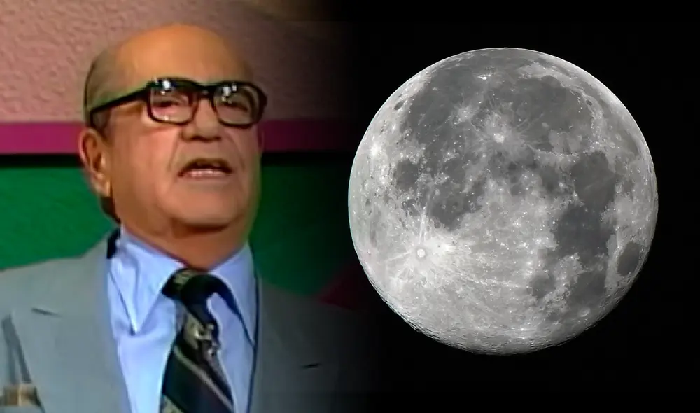 Gajardo fue el sexto de 10 hermanos y 'dueño' de la Luna hasta su muerte en 1998. Foto: composición LR/captura de YouTube/Canal13/AFP