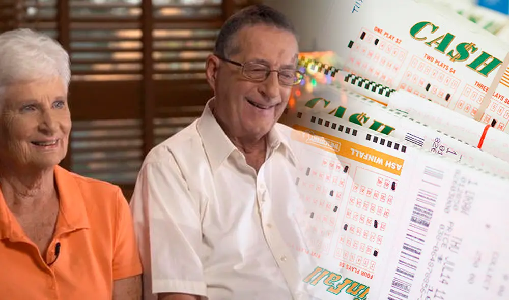 El matrimonio estadounidense llegó a ganar US$ 26 millones al concursar en dos loterías. Foto: composición LR/@ImBrandonBrown/Twitter/AFP