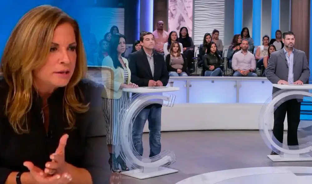 "Caso cerrado" se transmitió por primera vez en 2001 y durante todos estos años ha estado dirigido por Ana María Polo. Foto: composición La República / Televisa "Caso cerrado" se transmitió por primera vez en 2001 y durante todos estos años ha estado dirigido por Ana María Polo. Foto: composición La República / Televisa