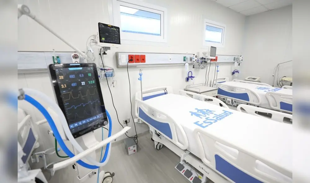 Hospital Bicentenario tiene 56 camas debidamente equipadas. Foto: GORE Hospital Bicentenario tiene 56 camas debidamente equipadas. Foto: GORE