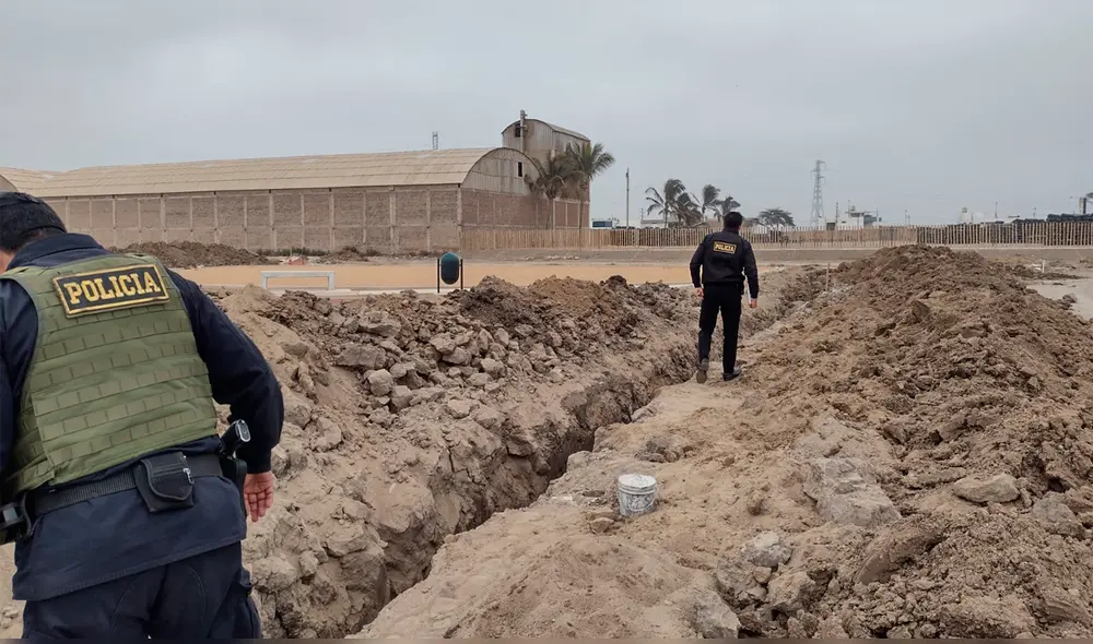 Policía se apersonó al lugar donde se produjo accidente. Foto: PNP Policía se apersonó al lugar donde se produjo accidente. Foto: PNP