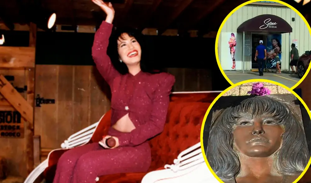 Una joven realizó un recorrido en la ciudad natal de Selena, donde visitó su tumba y museo que exhiben sus objetos más preciados. Foto: composición LR/GQ/TikTok