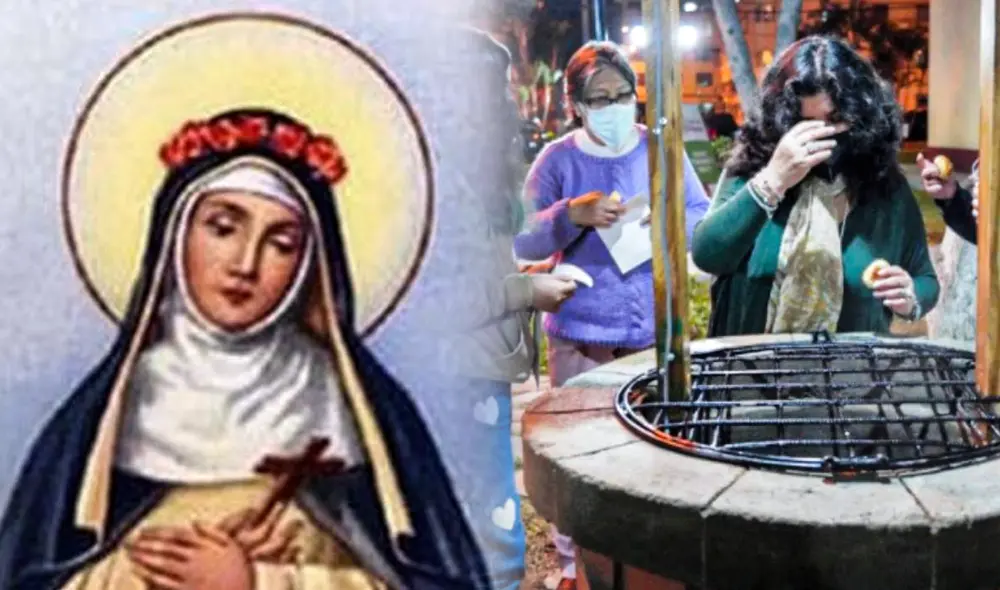 Santa Rosa de Lima fue canonizada en 1671 por el papa Clemente X. Foto: composición LR