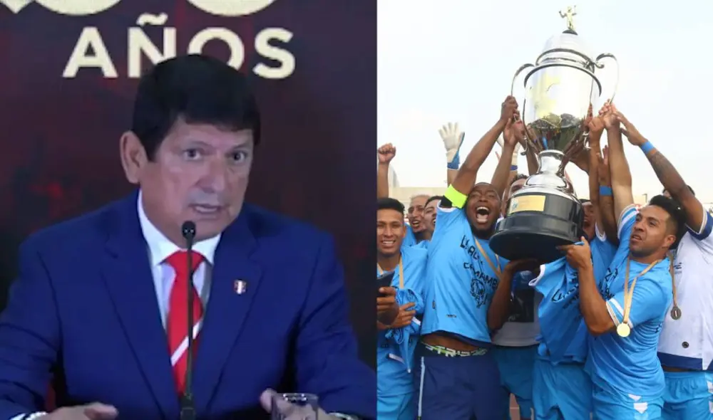 Agustín Lozano dijo que la Copa Perú necesita una reingeniería. Foto: composición LR/La República/Eric Villalobos Agustín Lozano dijo que la Copa Perú necesita una reingeniería. Foto: composición LR/La República/Eric Villalobos